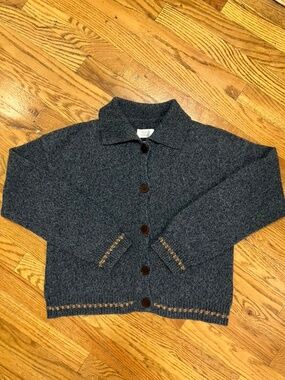 Toast wool cotton cardigan